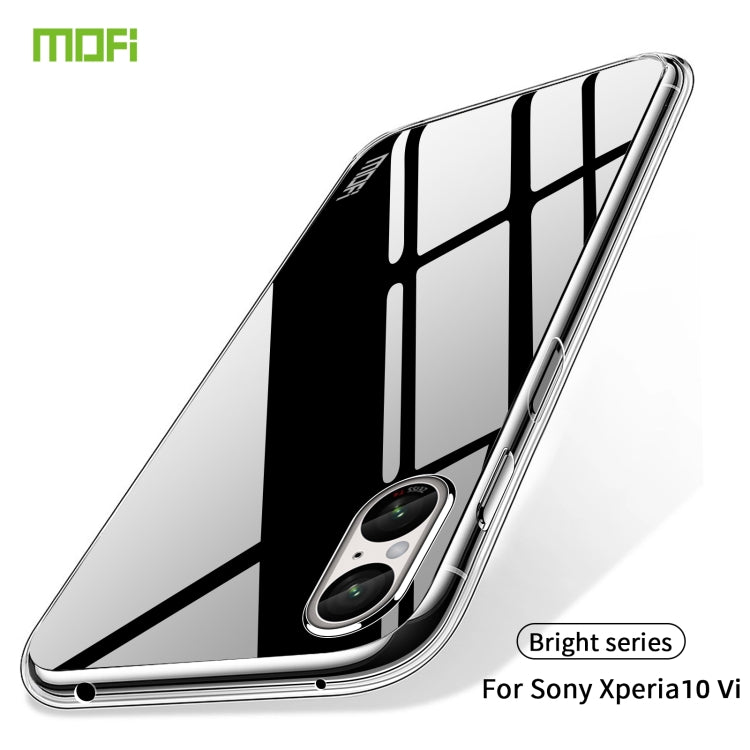 For Sony Xperia 10 VI MOFI Ming Series Ultra-thin TPU Phone Case(Transparent) - Sony Cases by MOFI | Online Shopping South Africa | PMC TechLife | Buy Now Pay Later Mobicred