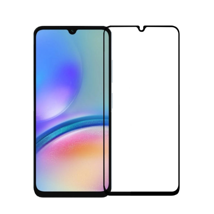 For Samsung Galaxy A05s MOFI 9H 2.5D Full Screen Tempered Glass Film(Black) - Galaxy Tempered Glass by MOFI | Online Shopping South Africa | PMC TechLife