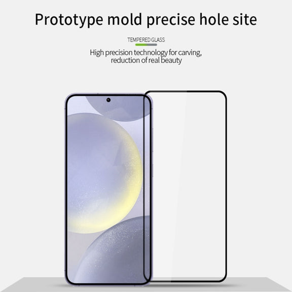 For Samsung Galaxy S25 5G PINWUYO 9H 2.5D Full Screen Tempered Glass Film(Black)