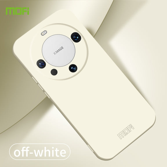For Huawei Mate 60 MOFI Qin Series Skin Feel All-inclusive PC Phone Case(Beige)