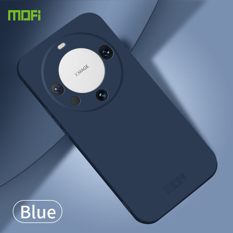 For Huawei Mate 60 Pro MOFI Qin Series Skin Feel All-inclusive PC Phone Case(Blue) - Huawei Cases by MOFI | Online Shopping South Africa | PMC TechLife | Buy Now Pay Later Mobicred