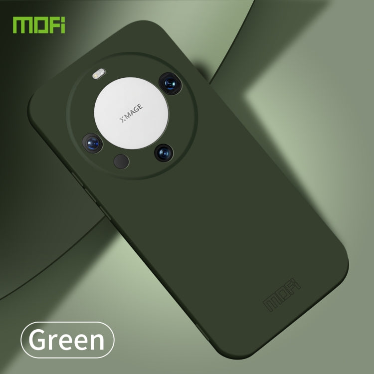 For Huawei Mate 60 Pro MOFI Qin Series Skin Feel All-inclusive PC Phone Case(Green)