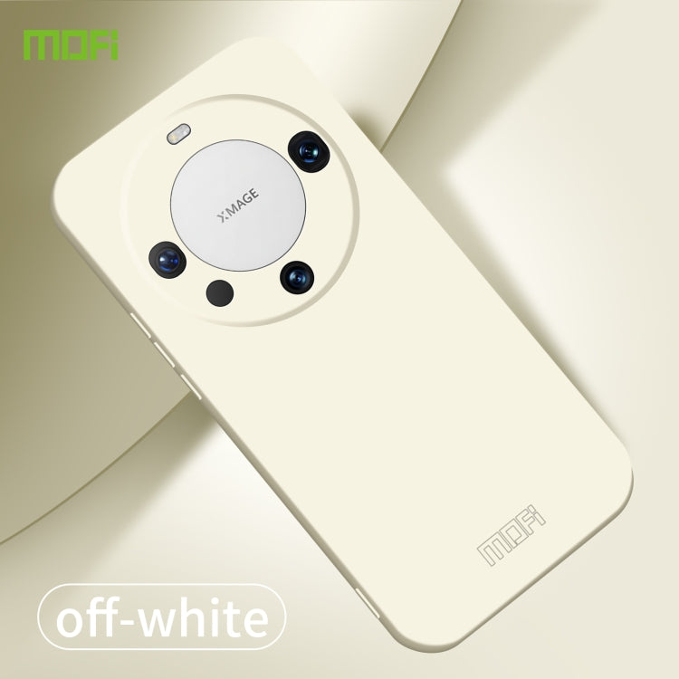 For Huawei Mate 60 Pro MOFI Qin Series Skin Feel All-inclusive PC Phone Case(Beige)
