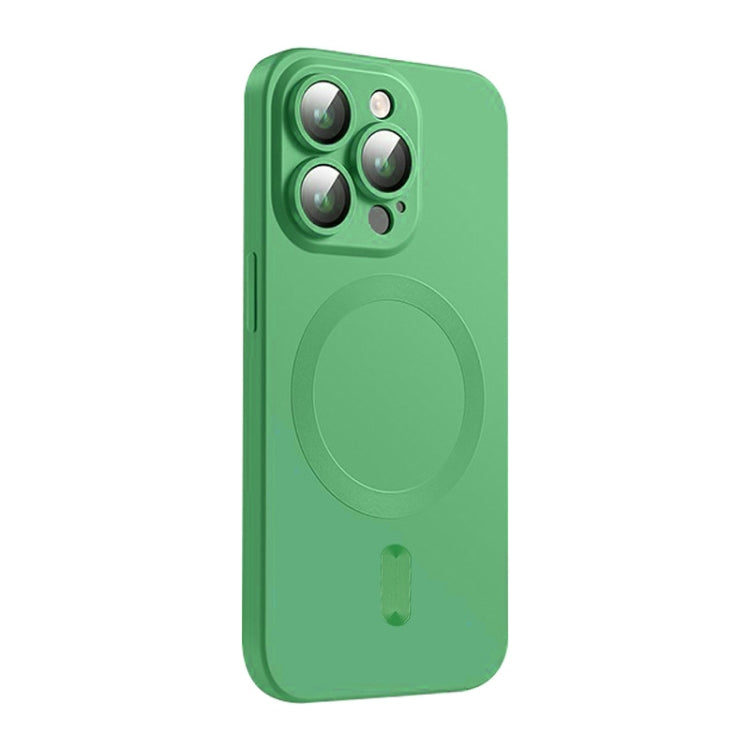 For iPhone 14 Pro Max ENKAY MagSafe Matte TPU Phone Case with Lens Film(Green) - free shipping - PMC TechLife - Order now!