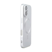 For iPhone 16 Plus ENKAY MagSafe Matte TPU Phone Case with Lens Film(Silver)