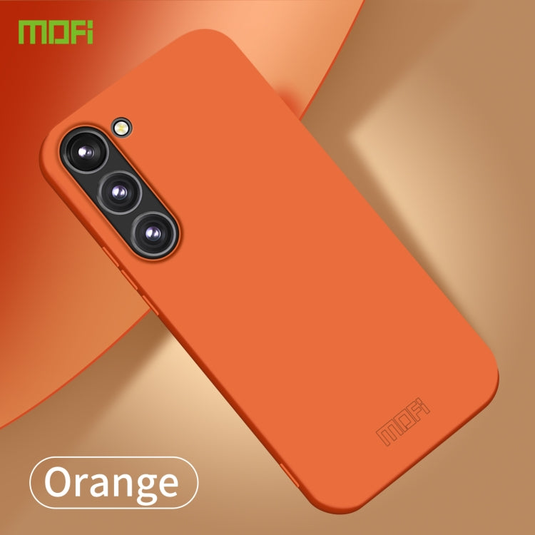 For Samsung Galaxy S23+ 5G MOFI Qin Series Skin Feel All-inclusive PC Phone Case(Orange) - free shipping - PMC TechLife - Order now!