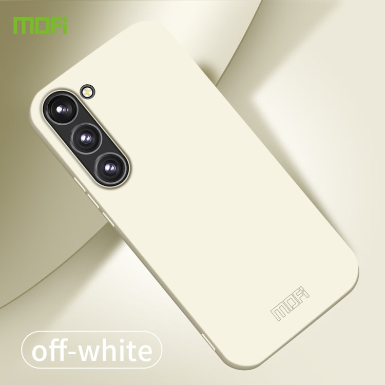 For Samsung Galaxy S23+ 5G MOFI Qin Series Skin Feel All-inclusive PC Phone Case(Beige) - Galaxy Phone Cases by MOFI | Online Shopping South Africa | PMC TechLife