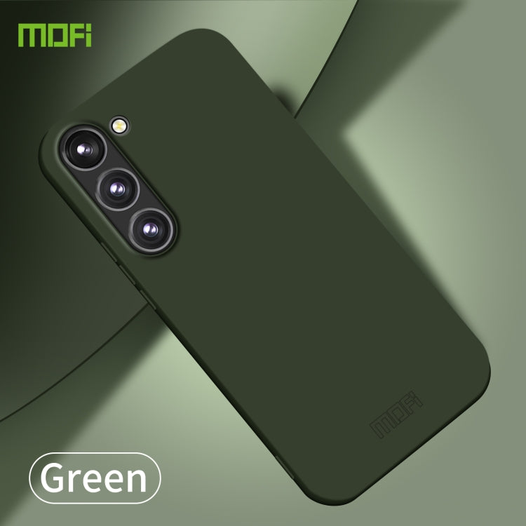 For Samsung Galaxy A34 5G MOFI Qin Series Skin Feel All-inclusive PC Phone Case(Green) - Galaxy Phone Cases by MOFI | Online Shopping South Africa | PMC TechLife