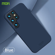 For Samsung Galaxy S23 Ultra 5G MOFI Qin Series Skin Feel All-inclusive PC Phone Case(Blue)