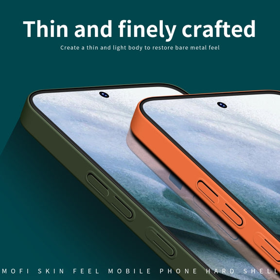 For Samsung Galaxy S23 Ultra 5G MOFI Qin Series Skin Feel All-inclusive PC Phone Case(Blue)