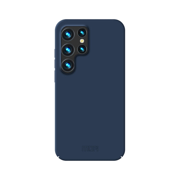 For Samsung Galaxy S23 Ultra 5G MOFI Qin Series Skin Feel All-inclusive PC Phone Case(Blue)