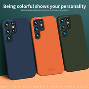 For Samsung Galaxy S23 Ultra 5G MOFI Qin Series Skin Feel All-inclusive PC Phone Case(Blue)