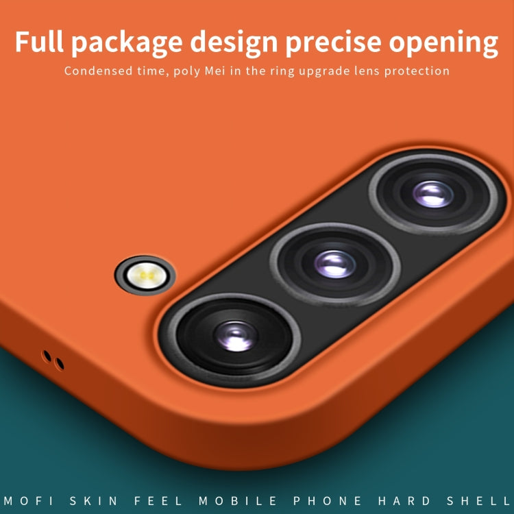 For Samsung Galaxy S24+ 5G MOFI Qin Series Skin Feel All-inclusive PC Phone Case(Orange)