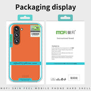 For Samsung Galaxy S23 Ultra 5G MOFI Qin Series Skin Feel All-inclusive PC Phone Case(Blue)