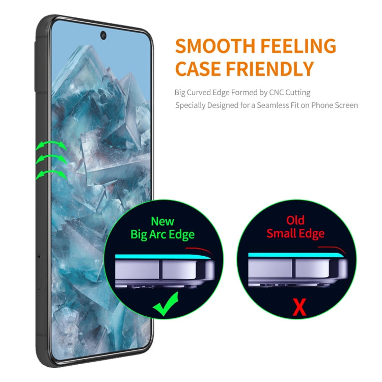 For Google Pixel 8 Pro 10pcs ENKAY Hat-Prince 0.26mm 9H 2.5D High Aluminum-silicon Tempered Glass Film - free shipping - PMC TechLife - Order now!