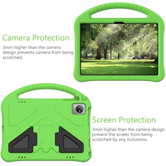 For Teclast M40 Plus 2022 EVA Shockproof Tablet Case with Holder(Green)