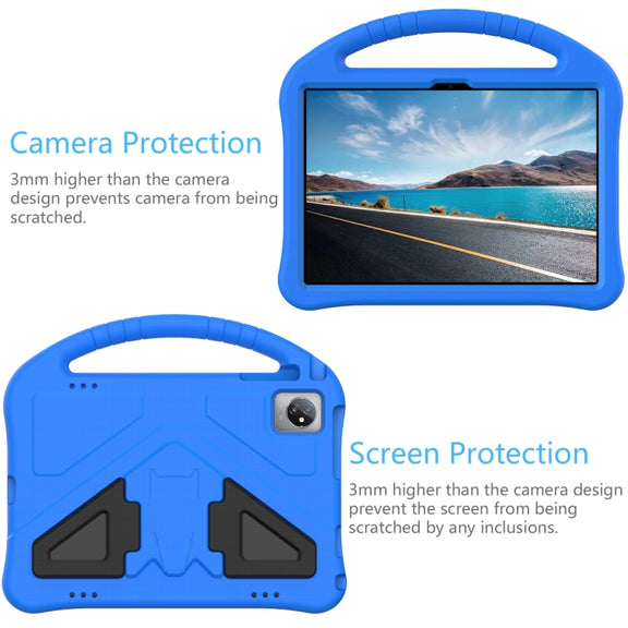 For Teclast M40 Plus 2022 EVA Shockproof Tablet Case with Holder(Blue)
