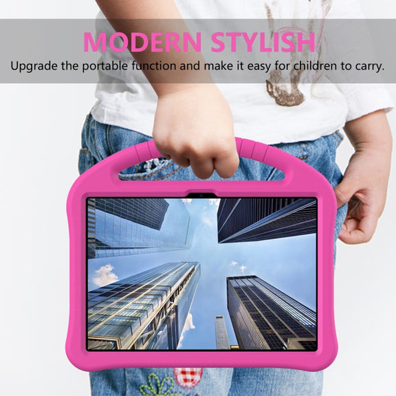For Teclast P40HD 2022 / P40S 2023 EVA Shockproof Tablet Case with Holder(Rose Red)