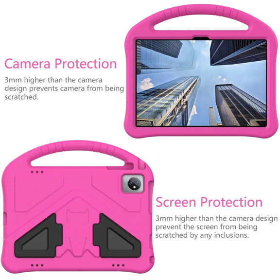 For Teclast M40 SE 2022 EVA Shockproof Tablet Case with Holder(Rose Red)