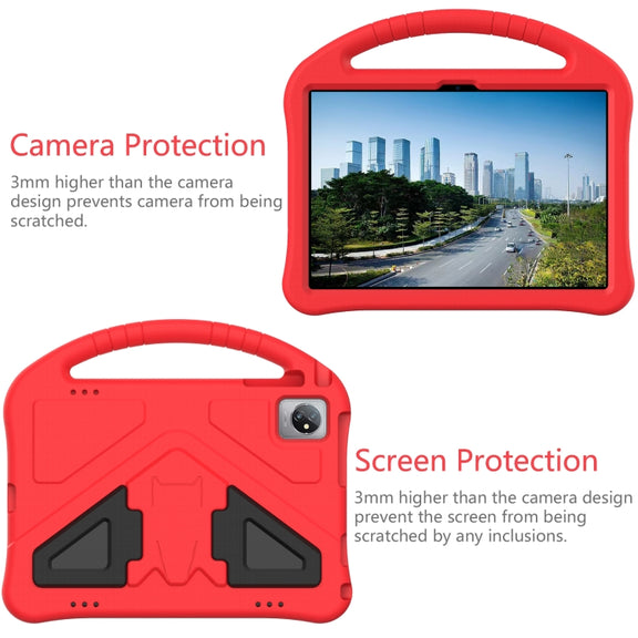 For Teclast M40 Pro 2023 EVA Shockproof Tablet Case with Holder(Red)
