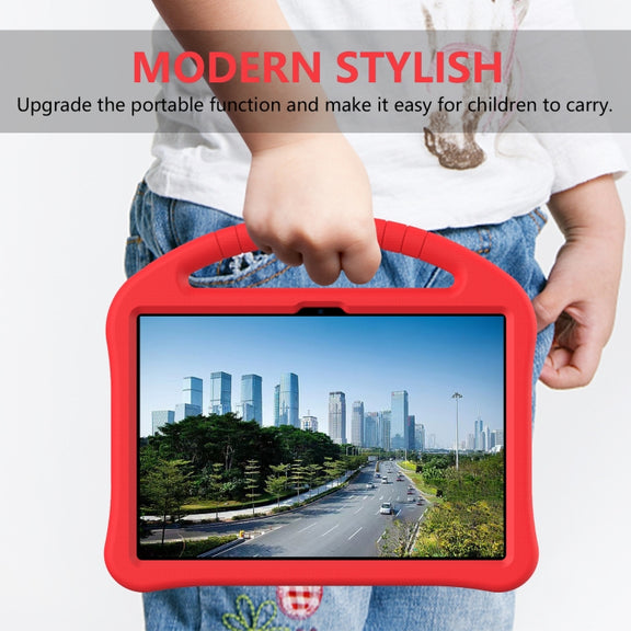 For Teclast M40 Pro 2023 EVA Shockproof Tablet Case with Holder(Red)
