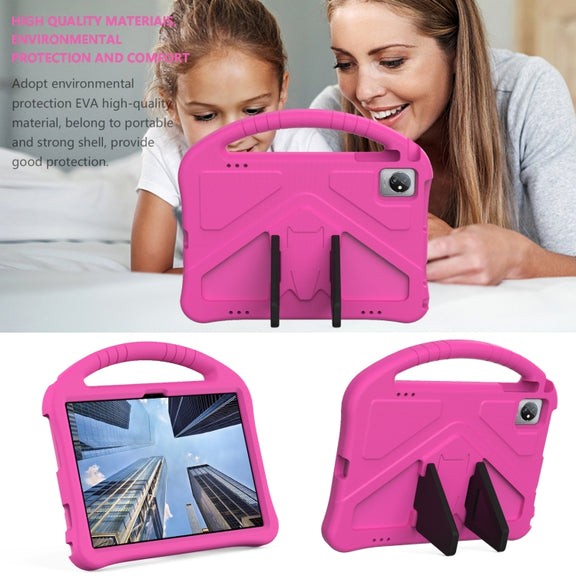 For Teclast M40 Pro 2023 EVA Shockproof Tablet Case with Holder(Rose Red)