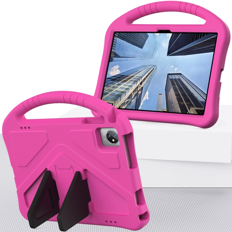 For Teclast M40 Pro 2023 EVA Shockproof Tablet Case with Holder(Rose Red)