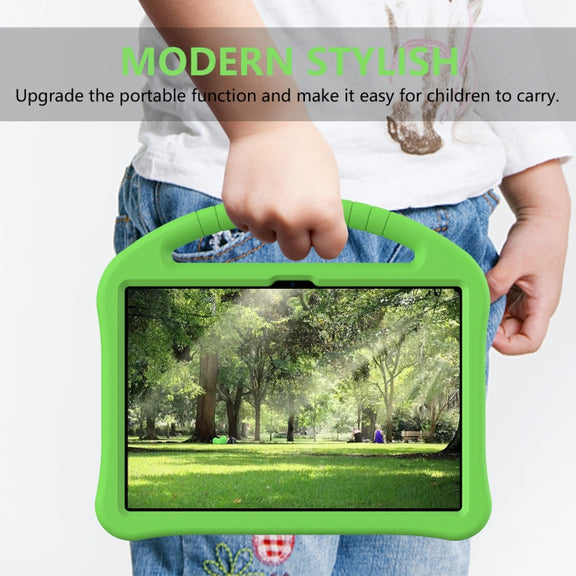 For Teclast P40HD 2022 / P40S 2023 EVA Shockproof Tablet Case with Holder(Green)