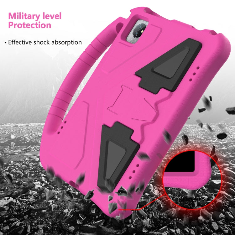 For Blackview Tab 7 WiFi 2022 EVA Shockproof Tablet Case with Holder(Rose Red) - Others by PMC TechLife | Online Shopping South Africa | PMC TechLife