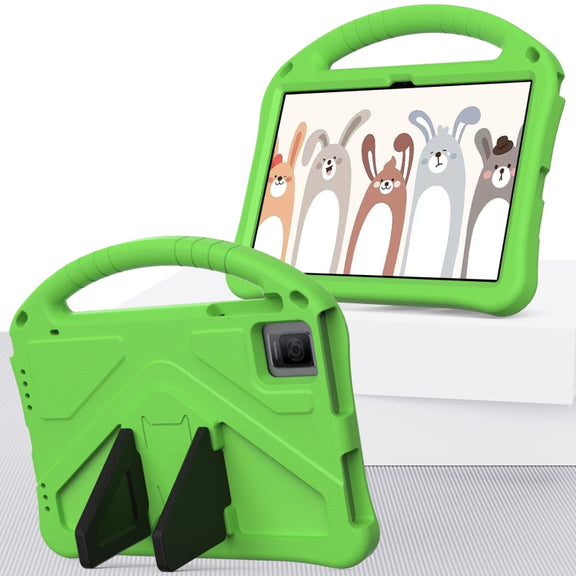 For Blackview Tab 11 WiFi 2023 / SE / 2021 EVA Shockproof Tablet Case with Holder(Green)