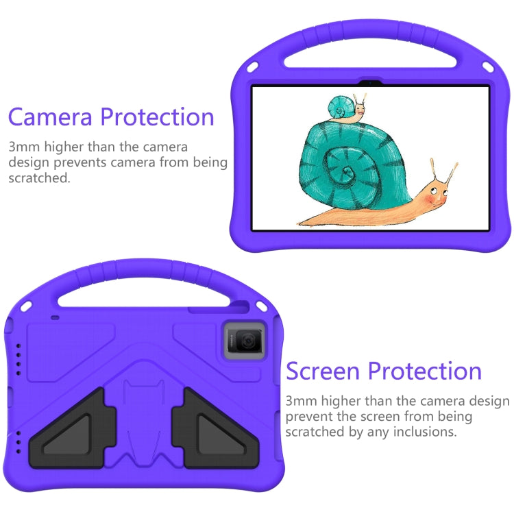 For Blackview Tab 11 WiFi 2023 / SE / 2021 EVA Shockproof Tablet Case with Holder(Purple) - Others by PMC TechLife | Online Shopping South Africa | PMC TechLife