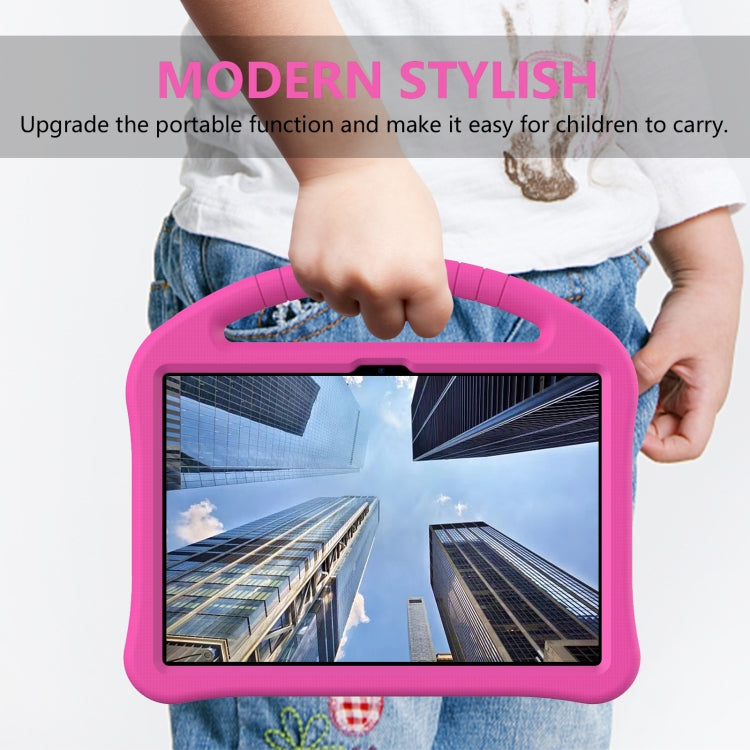 For DragonTouch NotePad 102 10 2023 EVA Shockproof Tablet Case with Holder(RoseRed)