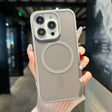 For iPhone 16 Pro Transparent TPU Hybrid PC Magsafe Phone Case(Grey) - free shipping - PMC TechLife - Order now!