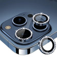 For iPhone 15 Pro / 15 Pro Max ENKAY AR Anti-reflection Individual Diamond Ring Camera Lens Glass Full Film(Deep Blue) - iPhone 15 Pro Tempered Glass by ENKAY | Online Shopping South Africa | PMC TechLife | Buy Now Pay Later Mobicred