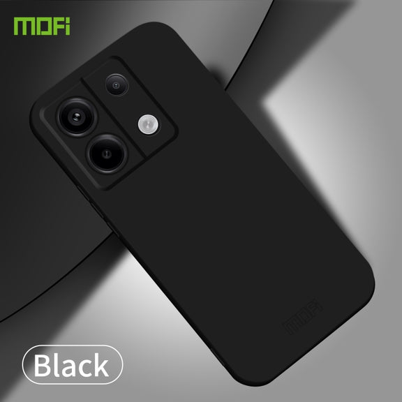 For Xiaomi Redmi Note 13 MOFI Qin Series Skin Feel All-inclusive PC Phone Case(Black)