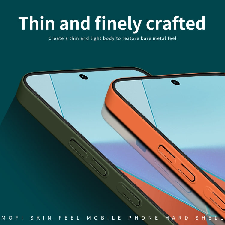 For Xiaomi Redmi Note 13 MOFI Qin Series Skin Feel All-inclusive PC Phone Case(Black)