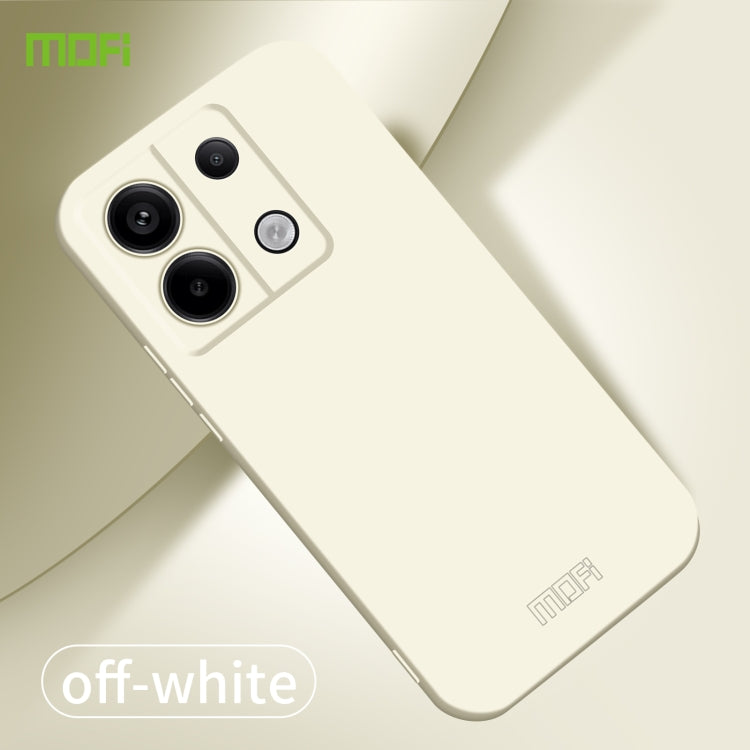 For Xiaomi Redmi Note 13 MOFI Qin Series Skin Feel All-inclusive PC Phone Case(Beige) - Note 13 Cases by MOFI | Online Shopping South Africa | PMC TechLife