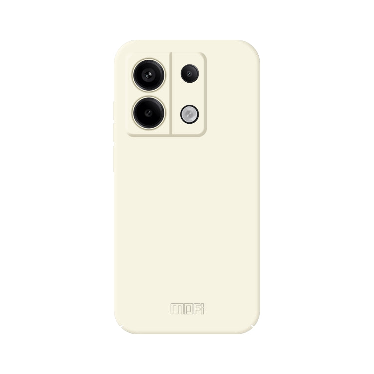 For Xiaomi Redmi Note 13 MOFI Qin Series Skin Feel All-inclusive PC Phone Case(Beige) - Note 13 Cases by MOFI | Online Shopping South Africa | PMC TechLife