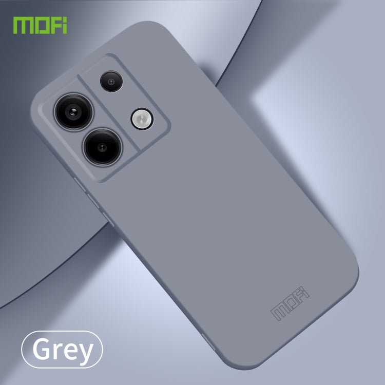 For Xiaomi Redmi Note 13 Pro 5G MOFI Qin Series Skin Feel All-inclusive PC Phone Case(Gray)