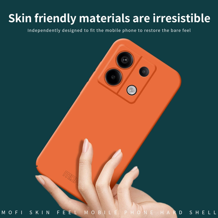 For Xiaomi Redmi Note 13 Pro 5G MOFI Qin Series Skin Feel All-inclusive PC Phone Case(Gray)