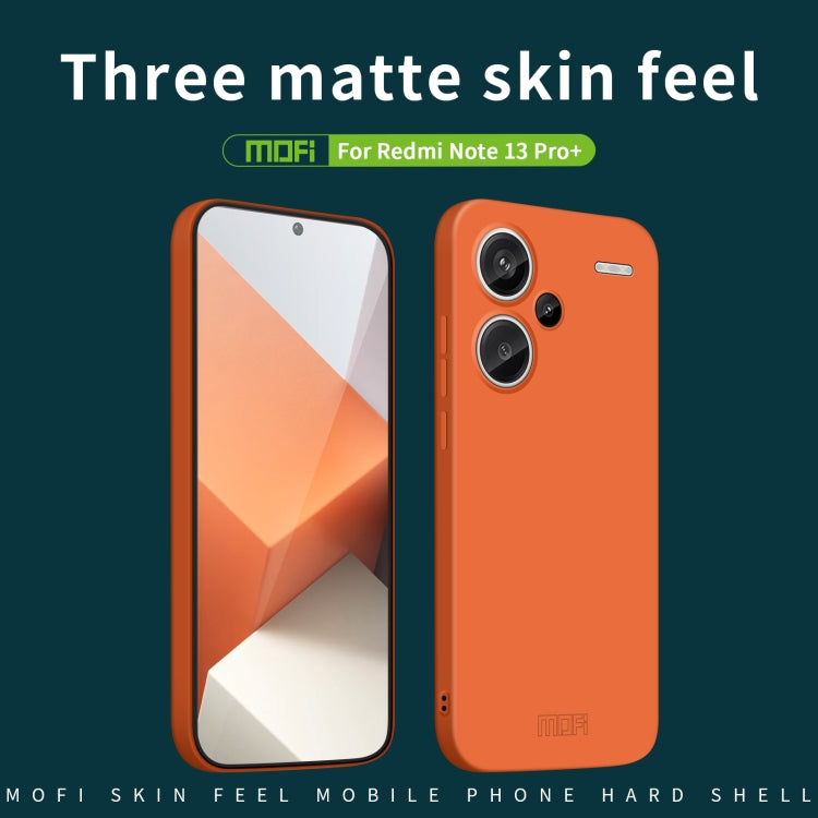 For Xiaomi Redmi Note 13 Pro+ MOFI Qin Series Skin Feel All-inclusive PC Phone Case(Green) - Note 13 Pro+ Cases by MOFI | Online Shopping South Africa | PMC TechLife