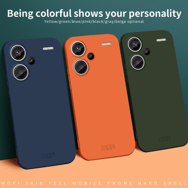 For Xiaomi Redmi Note 13 Pro+ MOFI Qin Series Skin Feel All-inclusive PC Phone Case(Green)
