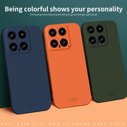 For Xiaomi 14 MOFI Qin Series Skin Feel All-inclusive PC Phone Case(Blue)