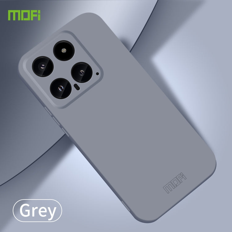 For Xiaomi 14 MOFI Qin Series Skin Feel All-inclusive PC Phone Case(Gray) - 14 Cases by MOFI | Online Shopping South Africa | PMC TechLife