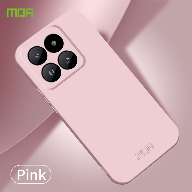 For Xiaomi 14 Pro MOFI Qin Series Skin Feel All-inclusive PC Phone Case(Pink) - 14 Pro Cases by MOFI | Online Shopping South Africa | PMC TechLife