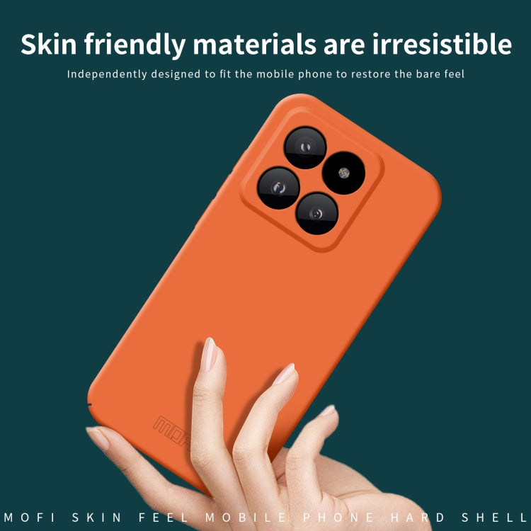 For Xiaomi 14 Pro MOFI Qin Series Skin Feel All-inclusive PC Phone Case(Pink)