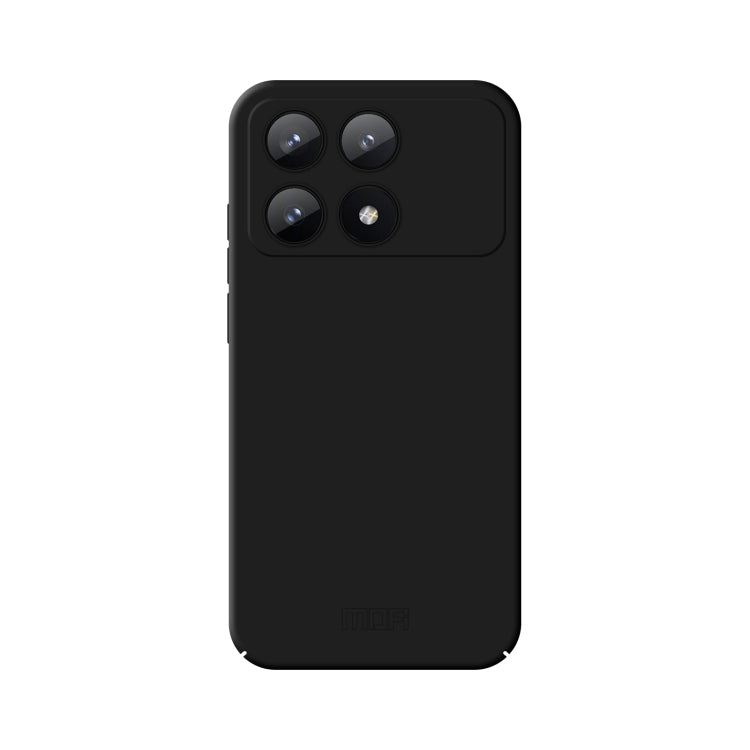 For Xiaomi Redmi K70E MOFI Qin Series Skin Feel All-inclusive PC Phone Case(Black) - K70E Cases by MOFI | Online Shopping South Africa | PMC TechLife | Buy Now Pay Later Mobicred