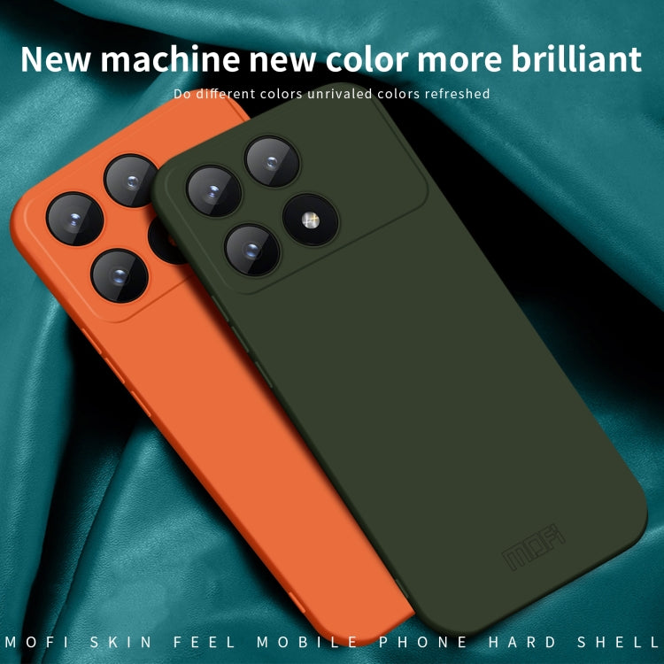 For Xiaomi Redmi K70E MOFI Qin Series Skin Feel All-inclusive PC Phone Case(Blue) - K70E Cases by MOFI | Online Shopping South Africa | PMC TechLife | Buy Now Pay Later Mobicred