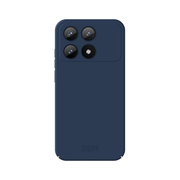 For Xiaomi Redmi K70E MOFI Qin Series Skin Feel All-inclusive PC Phone Case(Blue)