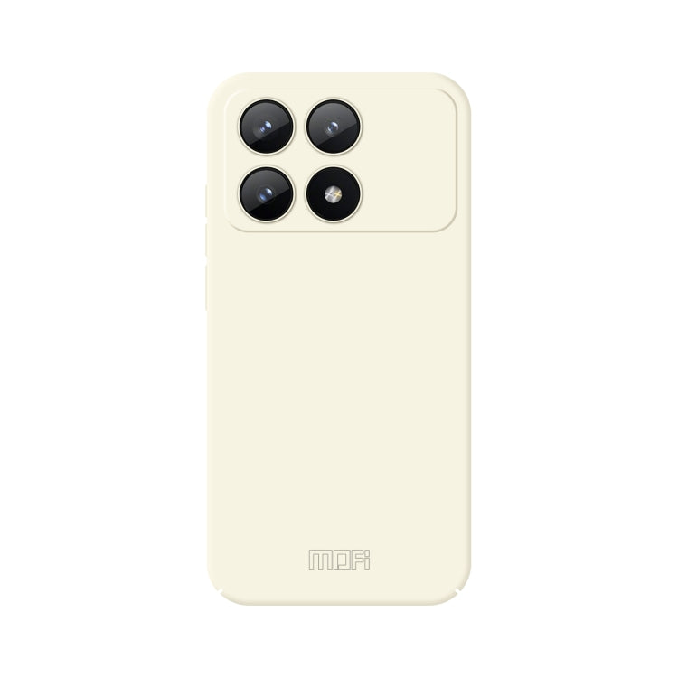 For Xiaomi Redmi K70E MOFI Qin Series Skin Feel All-inclusive PC Phone Case(Beige) - K70E Cases by MOFI | Online Shopping South Africa | PMC TechLife